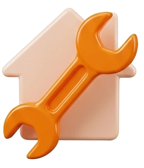 3D clay icon for home repairs