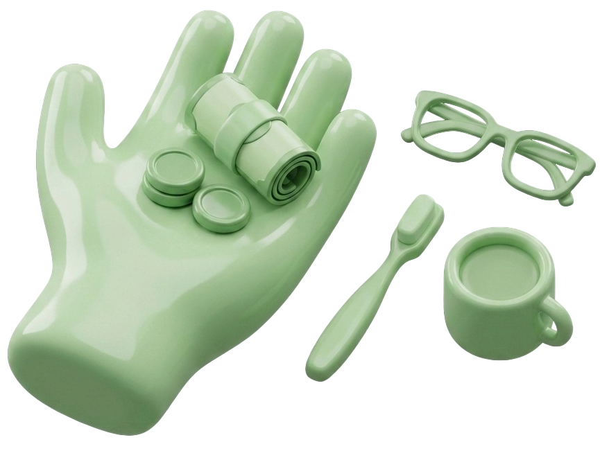 3D clay icon for other personal needs